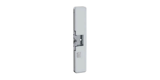 Door Electric Strike, Universal, 12/24 VDC, 0.45/0.25A, 1500 Lb Static Load, Satin Stainless Steel