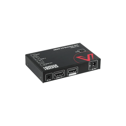 4K HDMI 2.0 Switch 4 In 1 Out, IR Remote, HDR, Dolby Vision, HDCP2.2